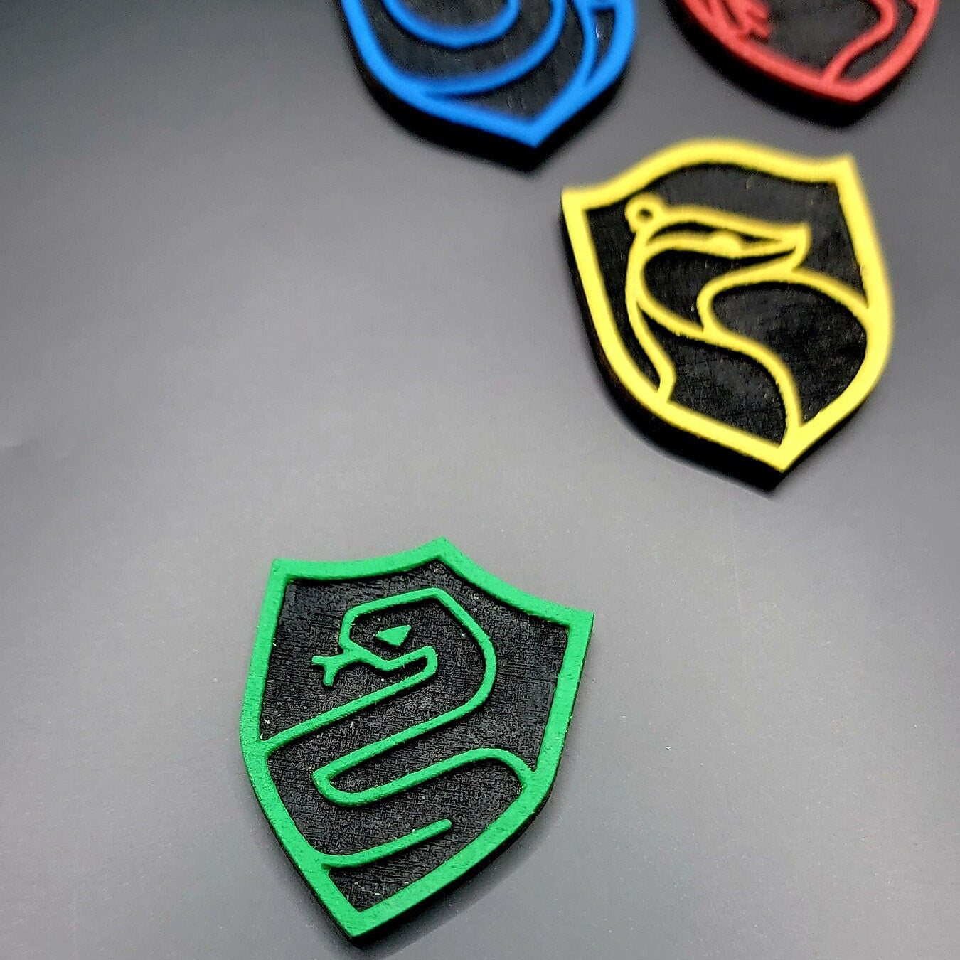 Harry Potter Houses Wooden Needle Minder