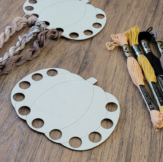 Fall Wooden Thread Holder / Storage