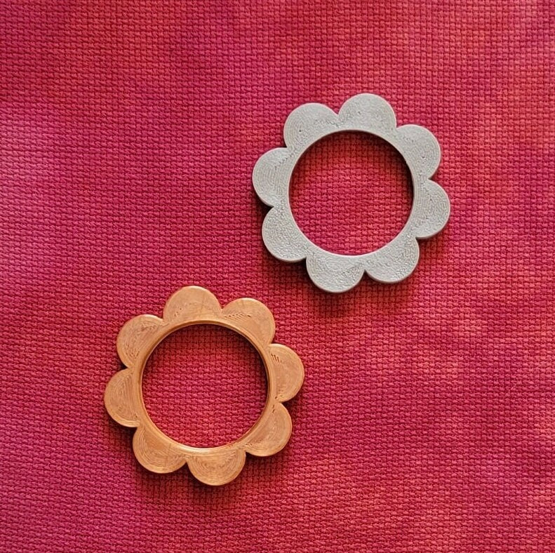 3D Printed Flower Hoops