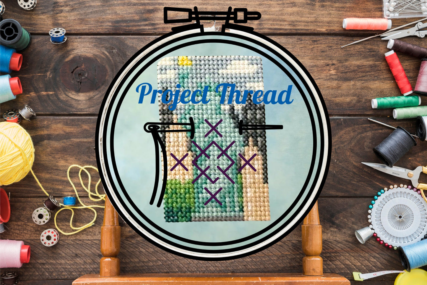 Mini Statue of Liberty Cross Stitch Pattern