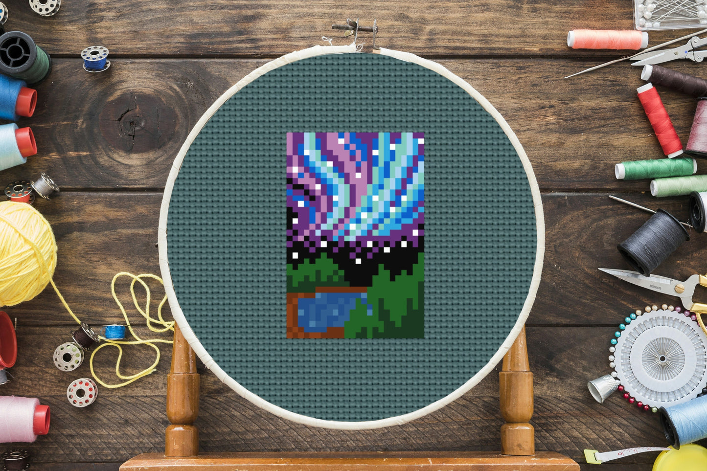Mini Voyageurs Cross Stitch Pattern