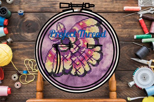Celestial Moth Cross Stitch Pattern
