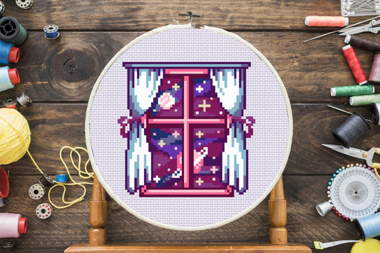 Window To The Universe Cross Stitch Pattern