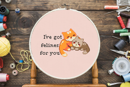 Felines For You Cross Stitch Pattern