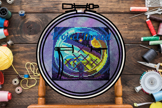 Space View Cross Stitch Pattern