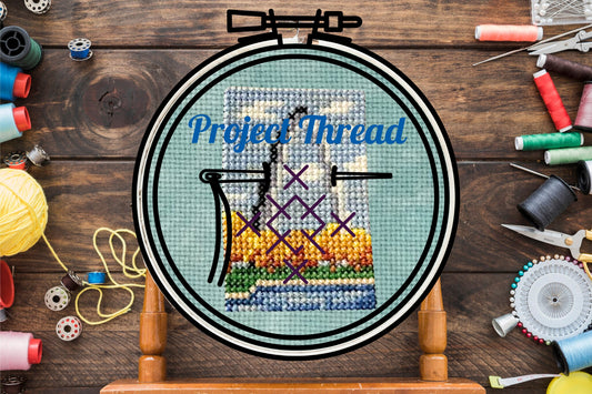 Mini Gateway Arch Cross Stitch Pattern