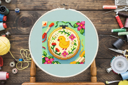 Chick Cross Stitch Cross Stitch Pattern