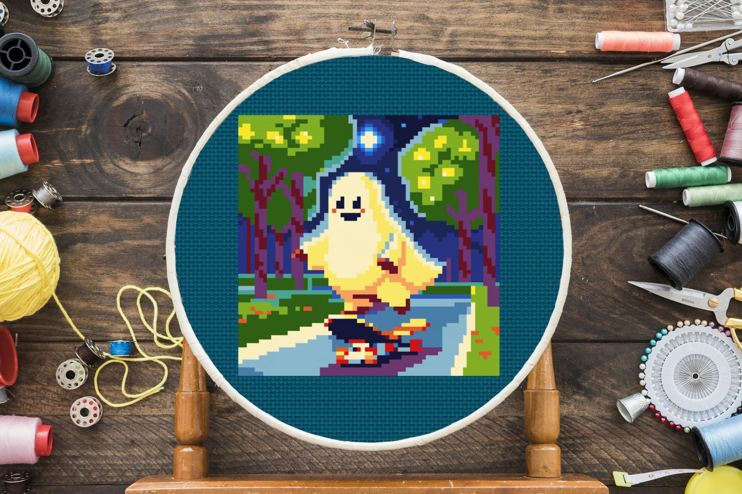 Casper Flip Cross Stitch Pattern