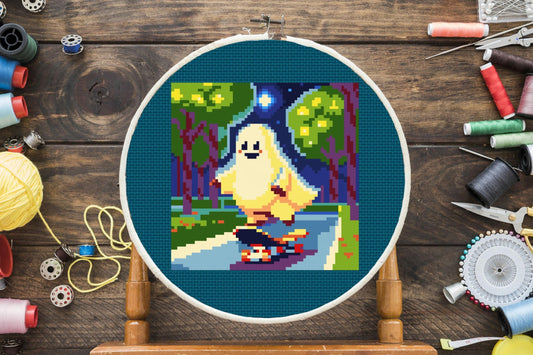 Casper Flip Cross Stitch Pattern