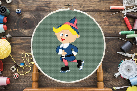 Hermey Cross Stitch Pattern