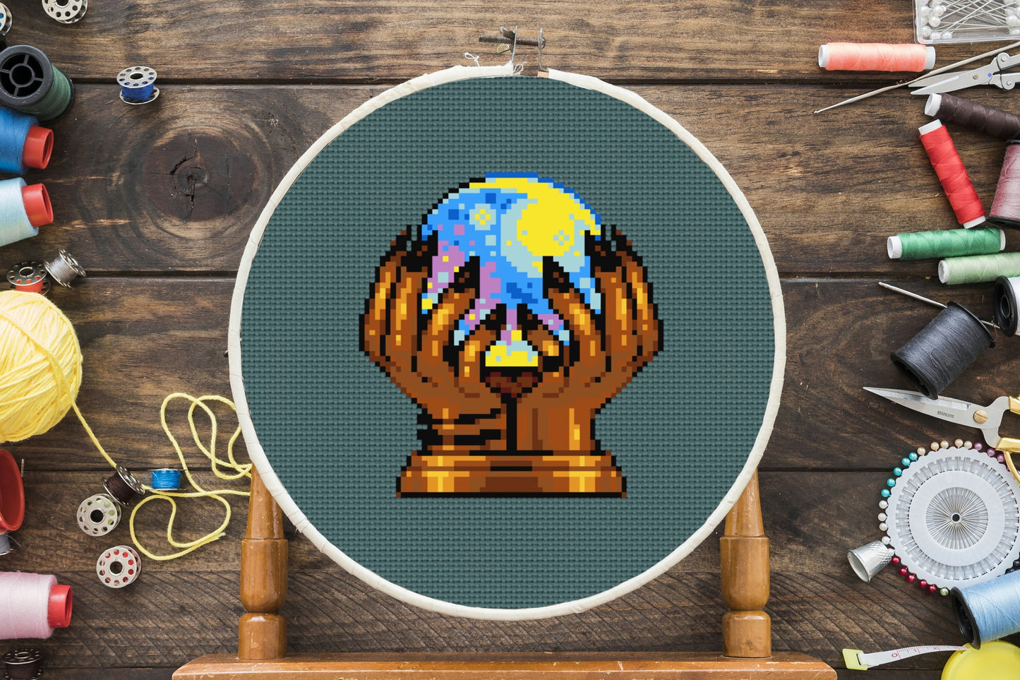 Crystal Ball Cross Stitch Pattern