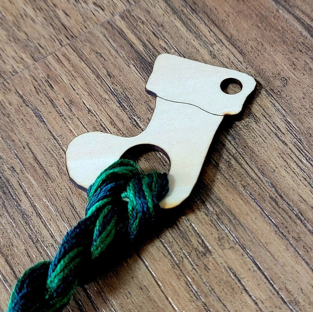 Christmas Wooden Floss Drops