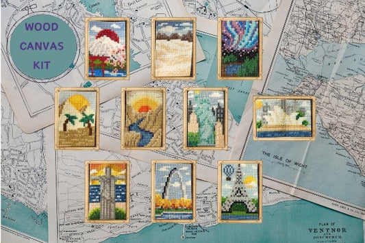 Mini Locations Wood Canvas Kit
