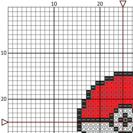 Pastel Crystal Ball Cross Stitch Pattern