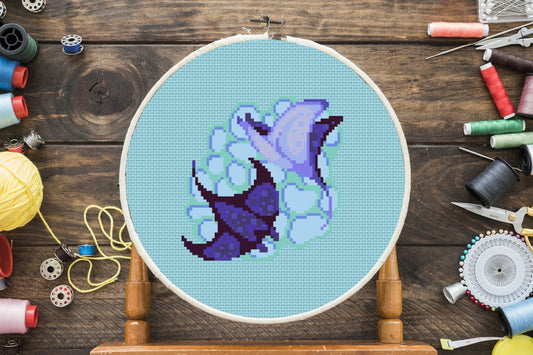 Stingrays Cross Stitch Pattern