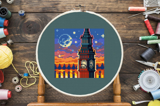 Big Ben Cross Stitch Pattern
