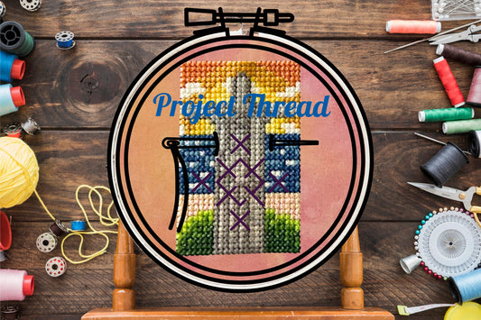Mini Christ the Redeemer Cross Stitch Pattern