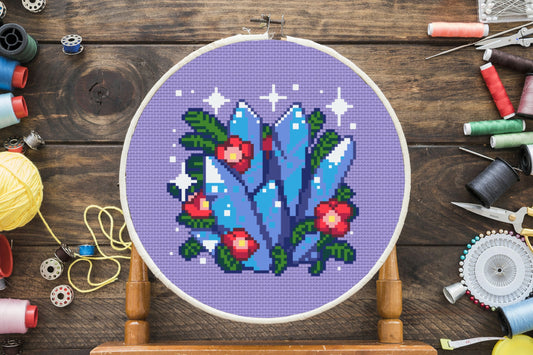 Crystals Cross Stitch Pattern