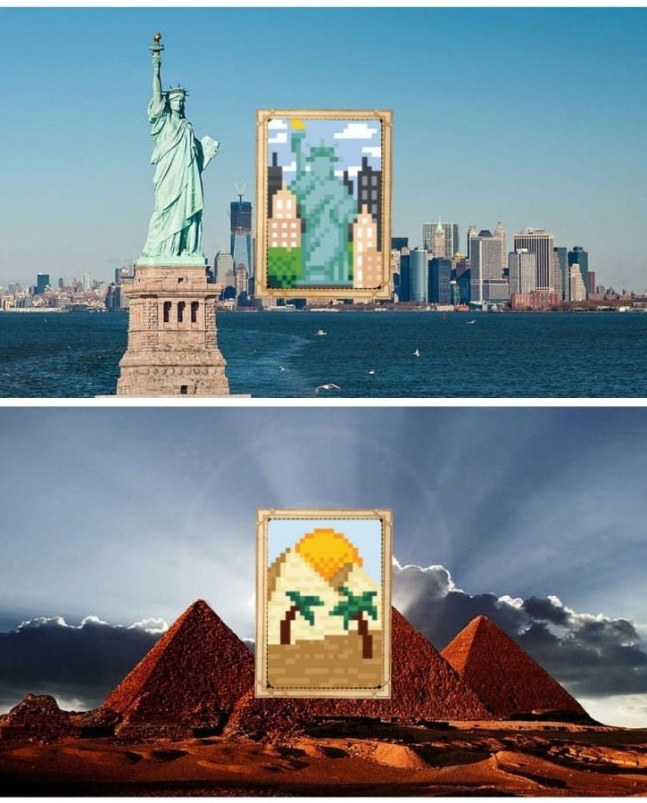 Mini Locations Wood Canvas Kit